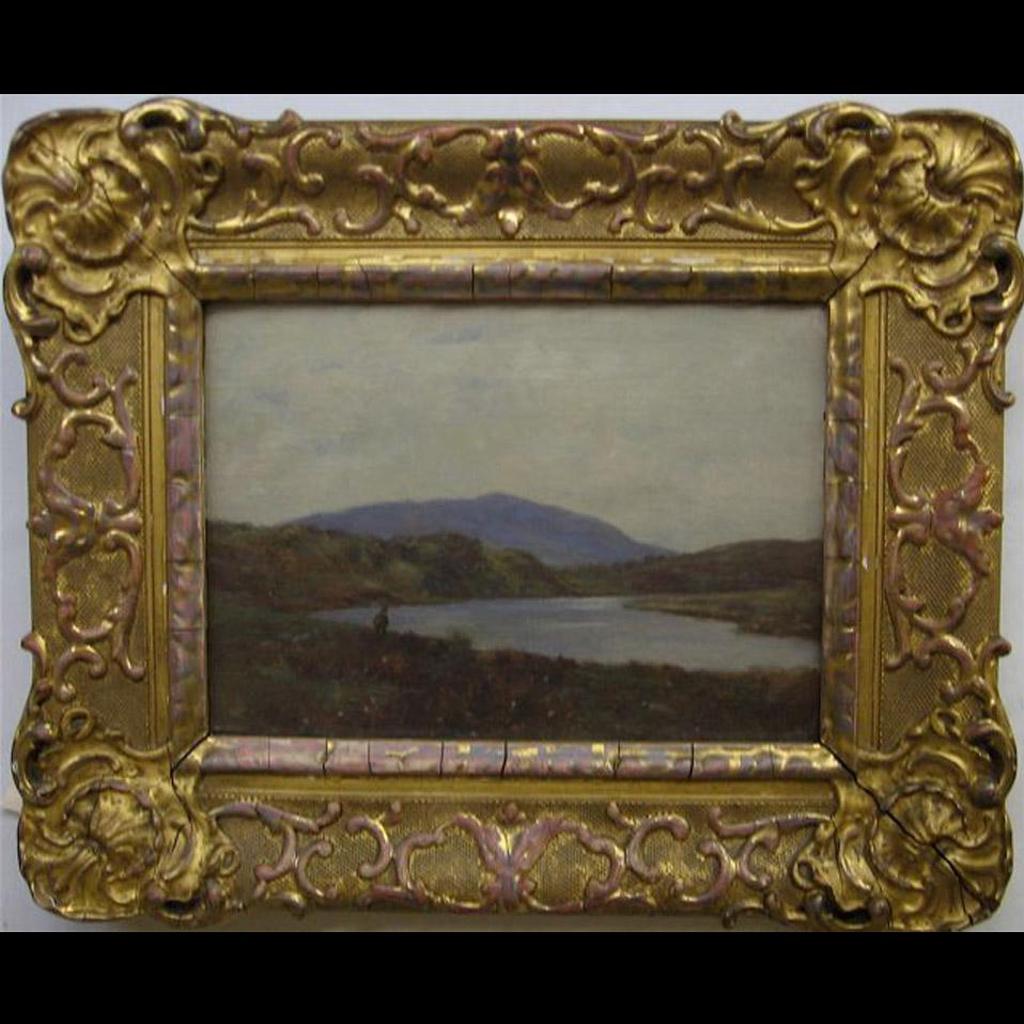Alexander Kellock Brown (1849-1922) - Loch And Figure Aberfoyle