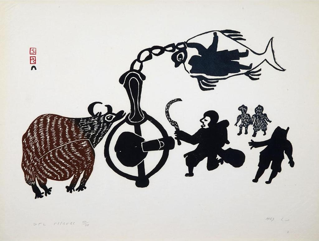 Pudlo Pudlat (1916-1992) - Musk Ox Trappers