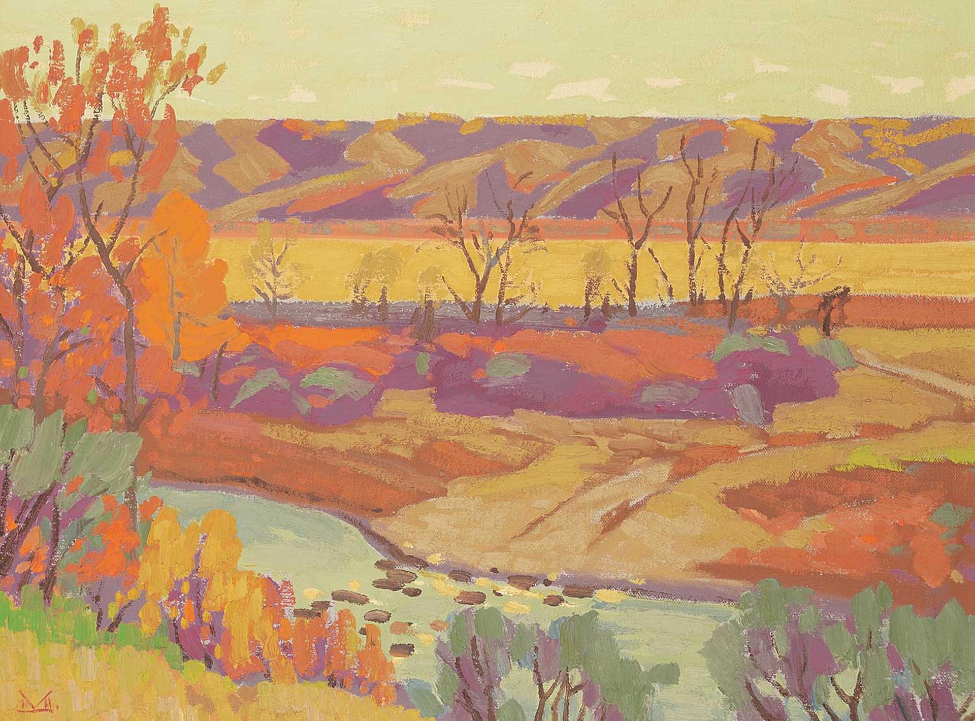 Illingworth Holey (Buck) Kerr (1905-1989) - Old Crossing, Qu'Appelle Valley