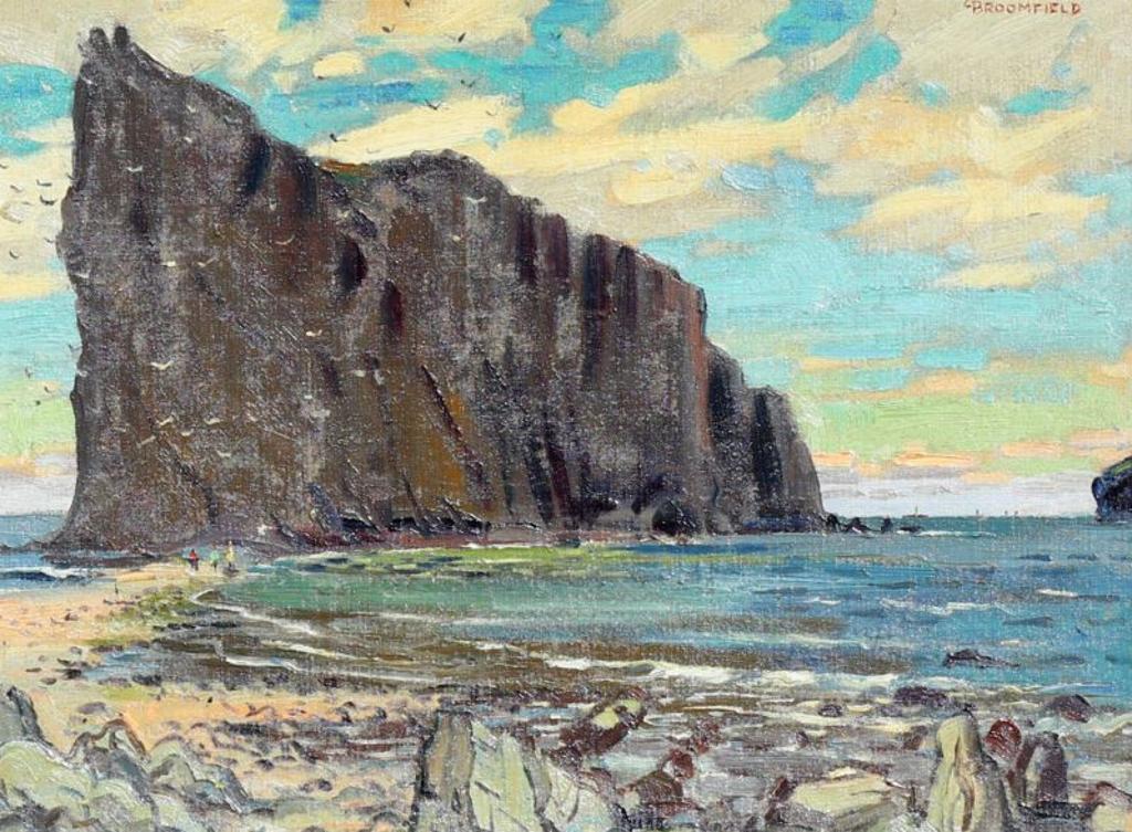 Adolphus George Broomfield (1906-1992) - Low Tide, Perce Rock, Gaspe; 1947