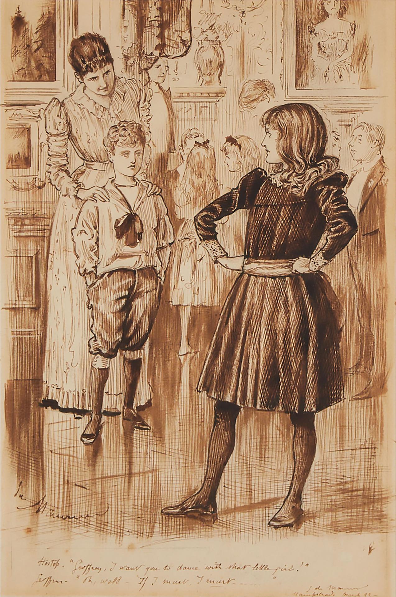 George du Maurier - An Unpleasant Social Duty, 1892