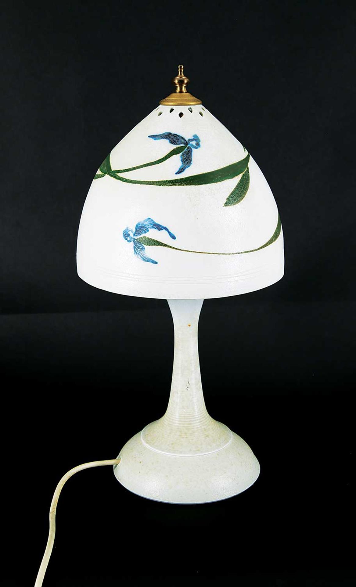 Harlan House (1943) - Untitled - Blue Iris Lamp