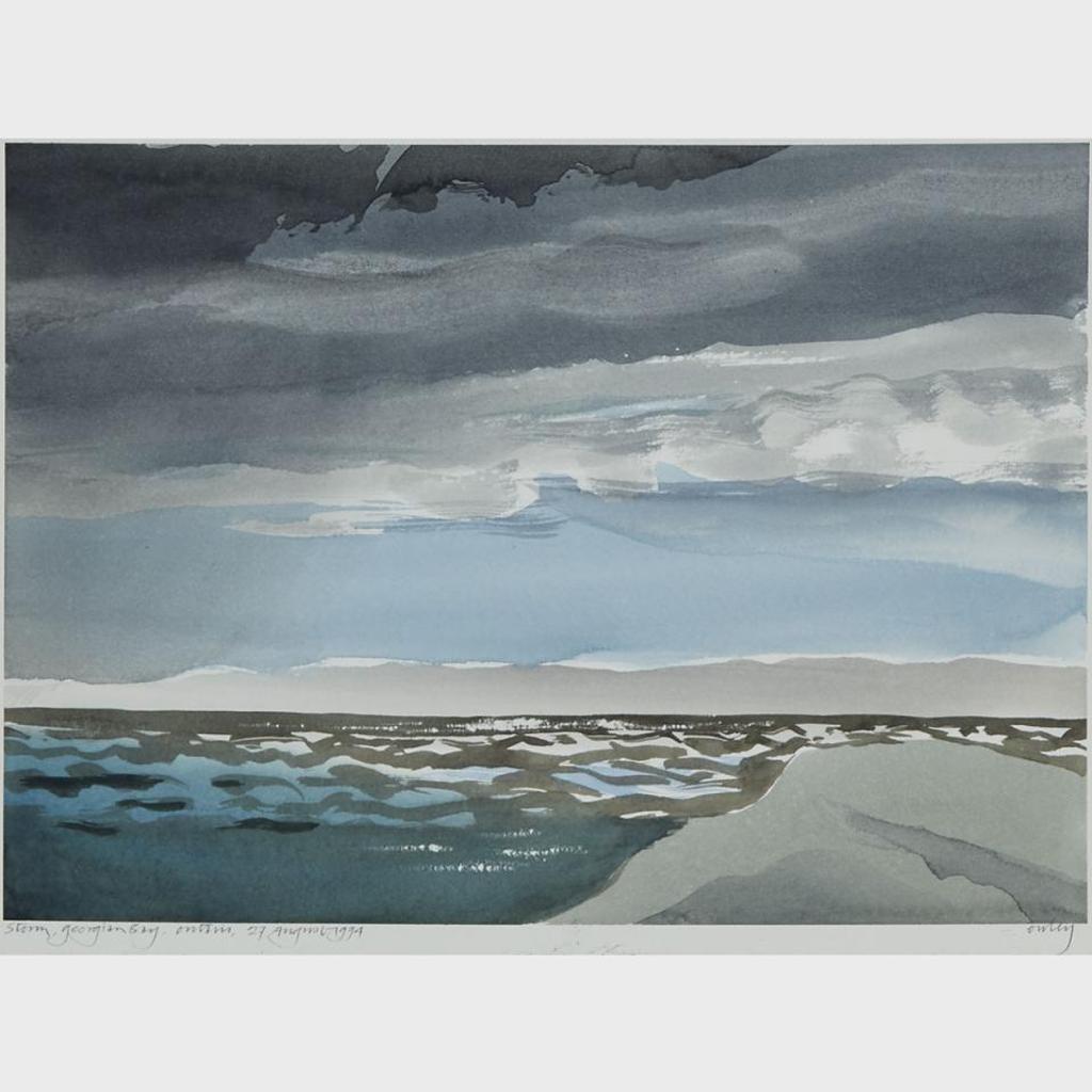 Toni (Norman) Onley (1928-2004) - Storm, Georgian Bay, Ontario