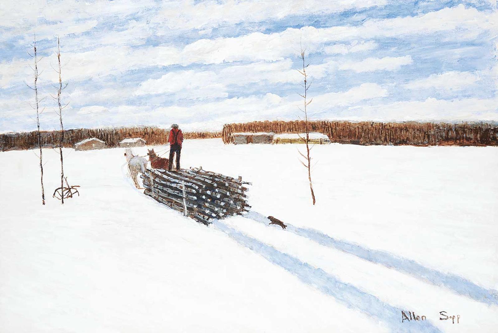 Allen Fredrick Sapp (1929-2015) - Bringing Home A Load of Wood