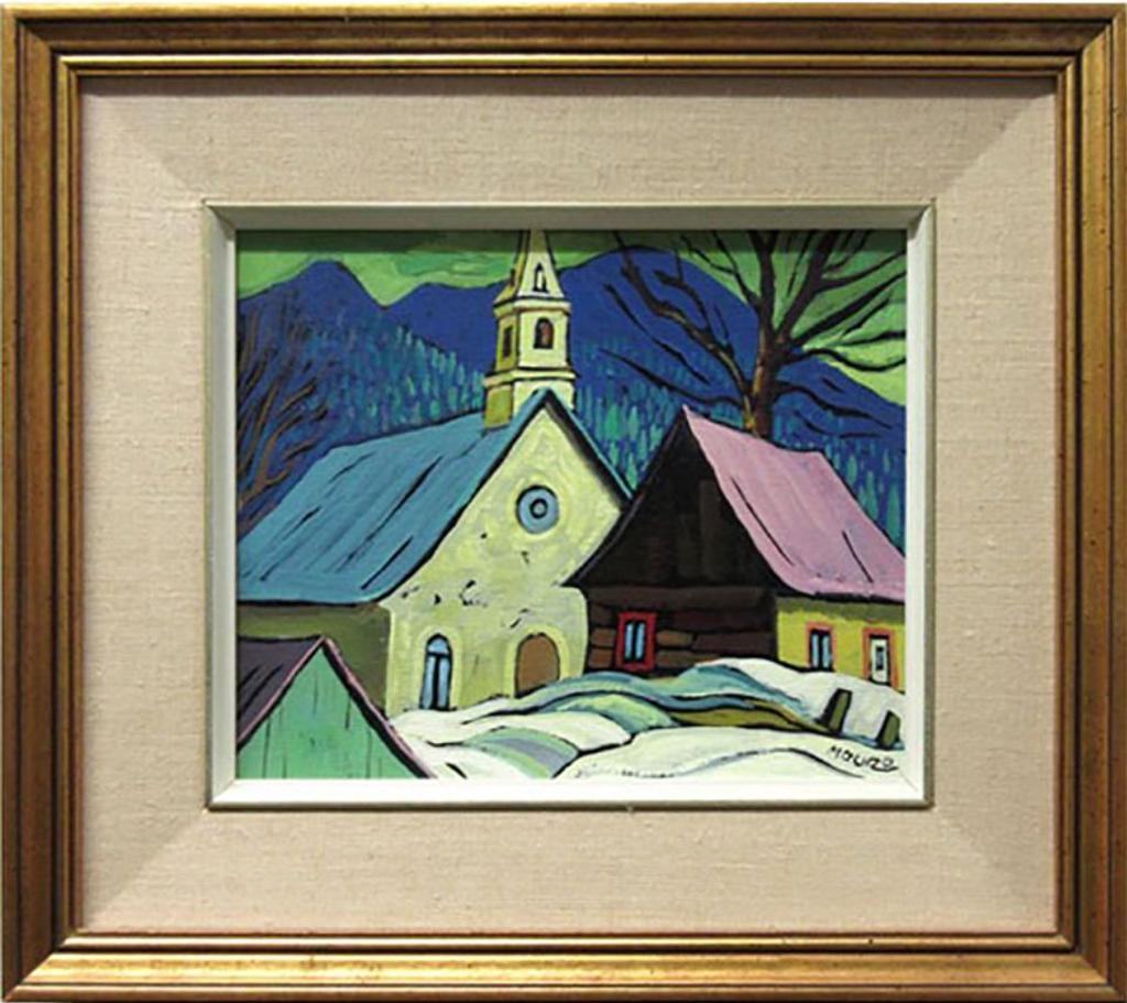 Mario Mauro (1920-1984) - Untitled (Winter Village With Church)