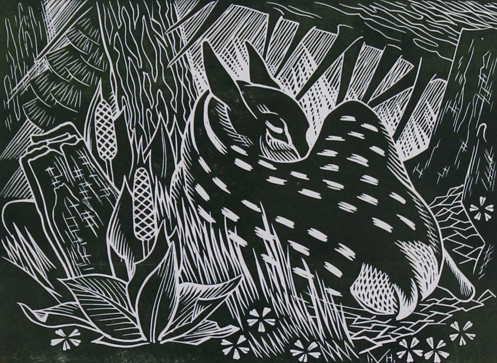 Illingworth Holey (Buck) Kerr (1905-1989) - Afternoon of a Fawn; ed. #4/100