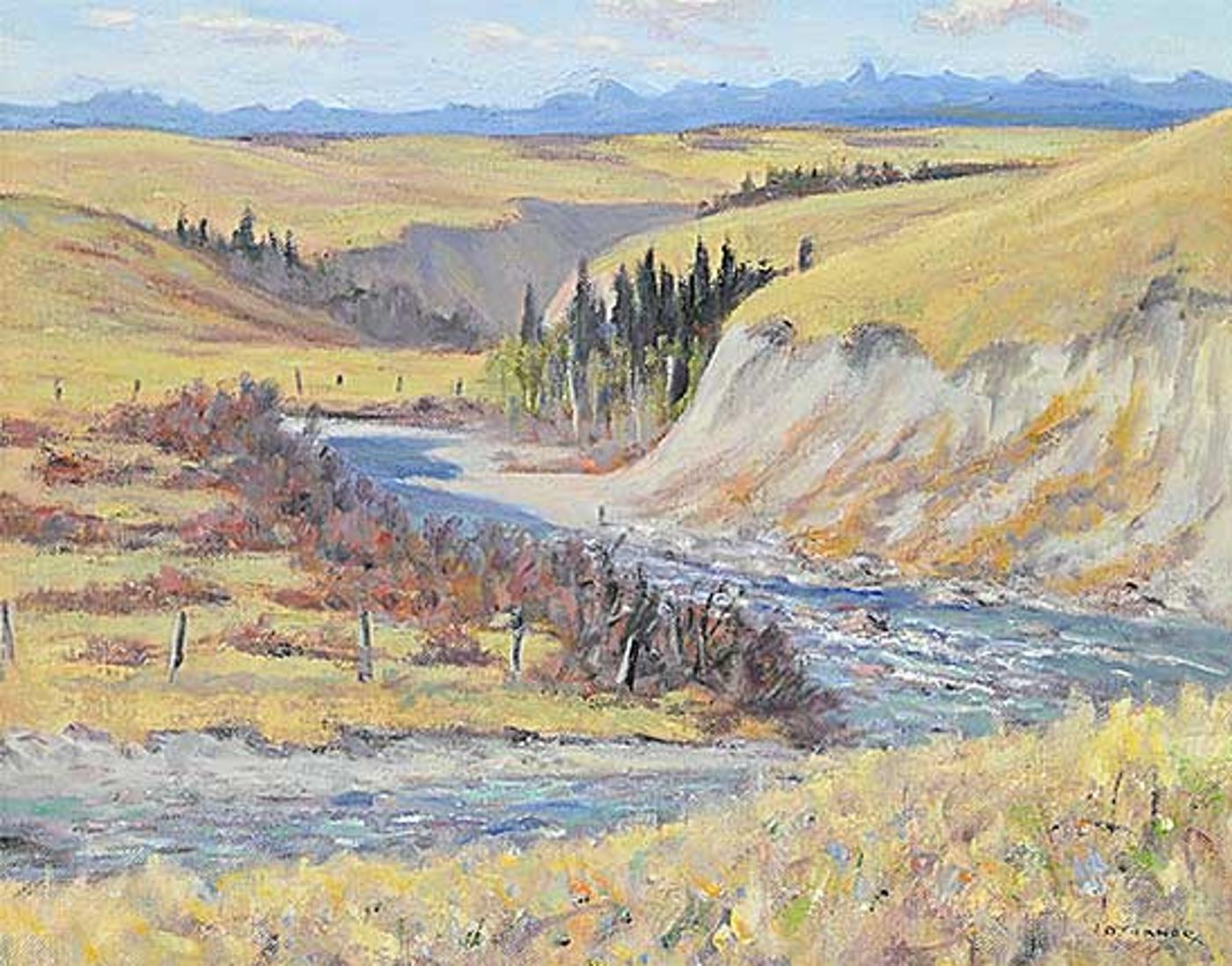 John Davenall Turner (1900-1980) - Jumping Pound Creek