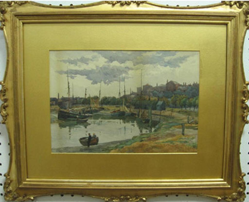 H. Sheppard Dale - Figure In A Harbour