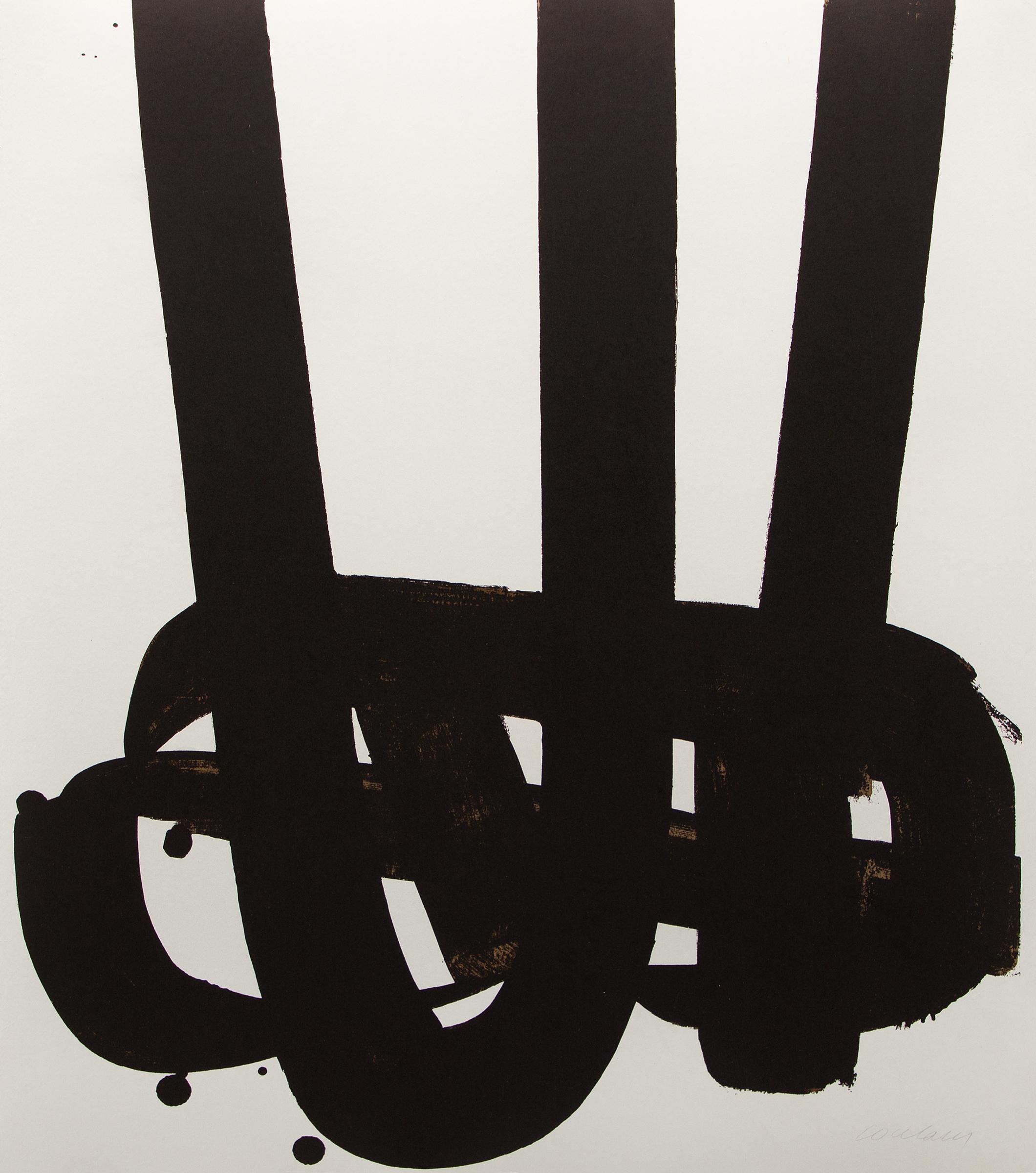 Pierre Soulages (1919-2022) - Jeux olympiques Munich, 1972