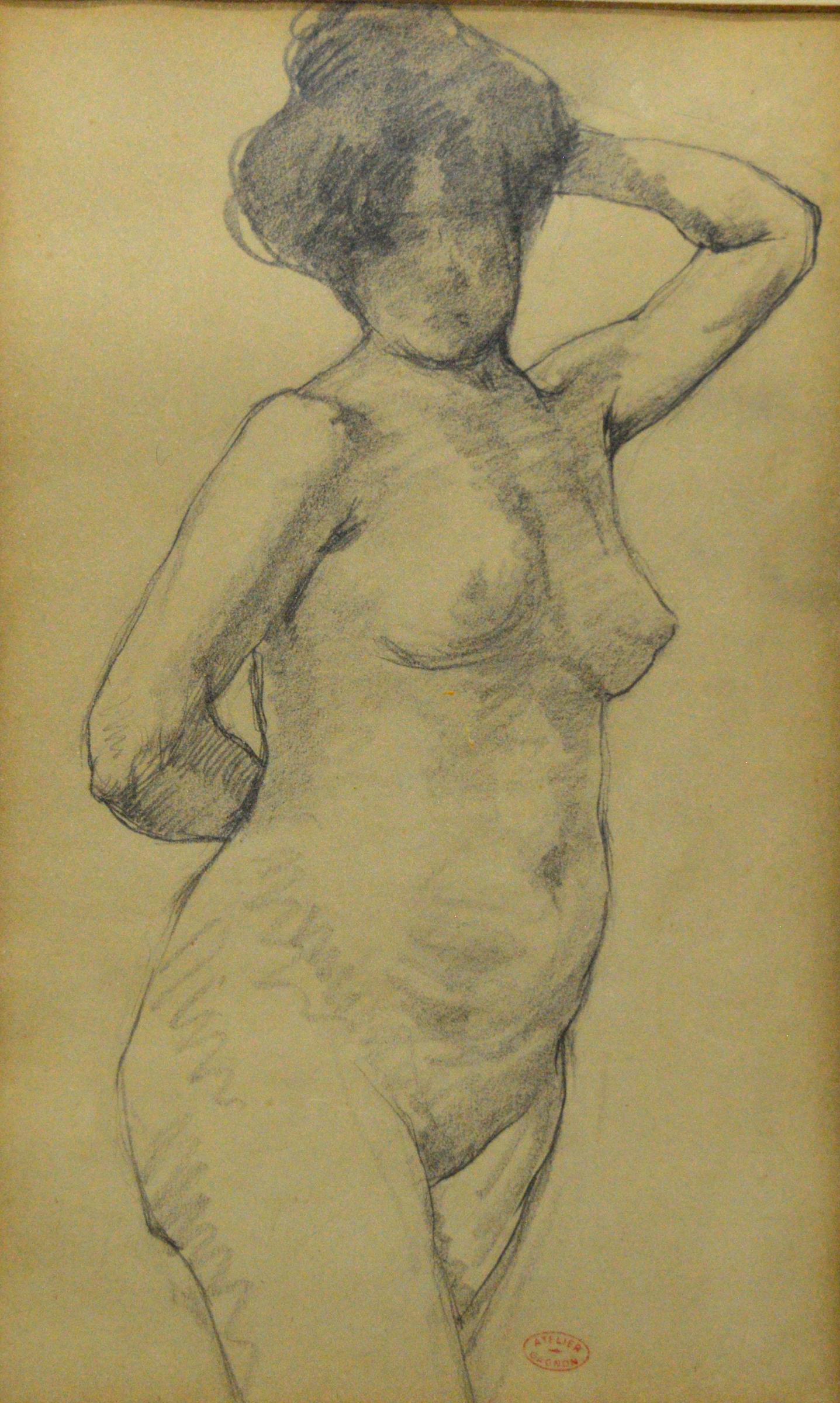Clarence Alphonse Gagnon (1881-1942) - femme nue
