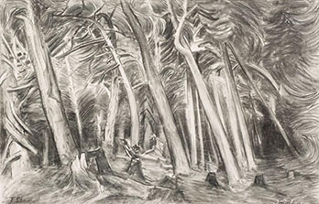 Jack Leaonard Shadbolt (1909-1998) - Forest Edge #4