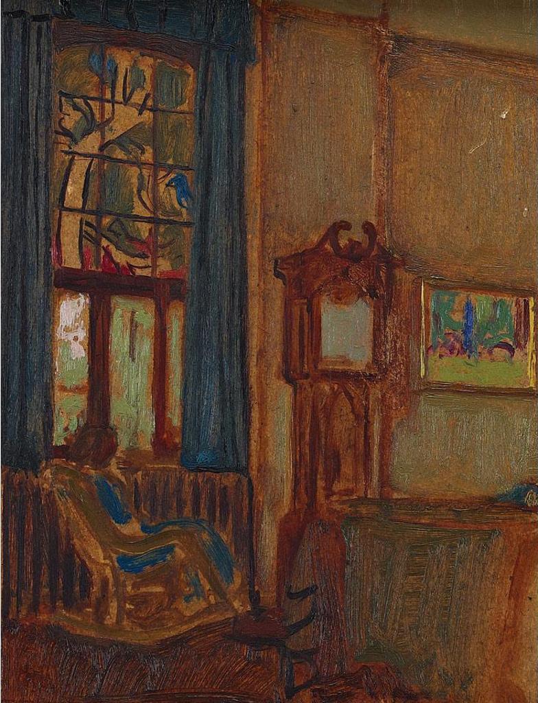 James Edward Hervey (J.E.H.) MacDonald (1873-1932) - Interior Scene