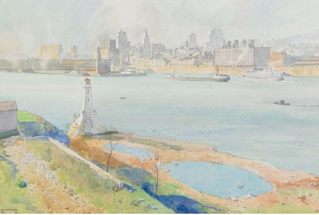 Walter Joseph (W.J.) Phillips (1884-1963) - Montreal Skyline