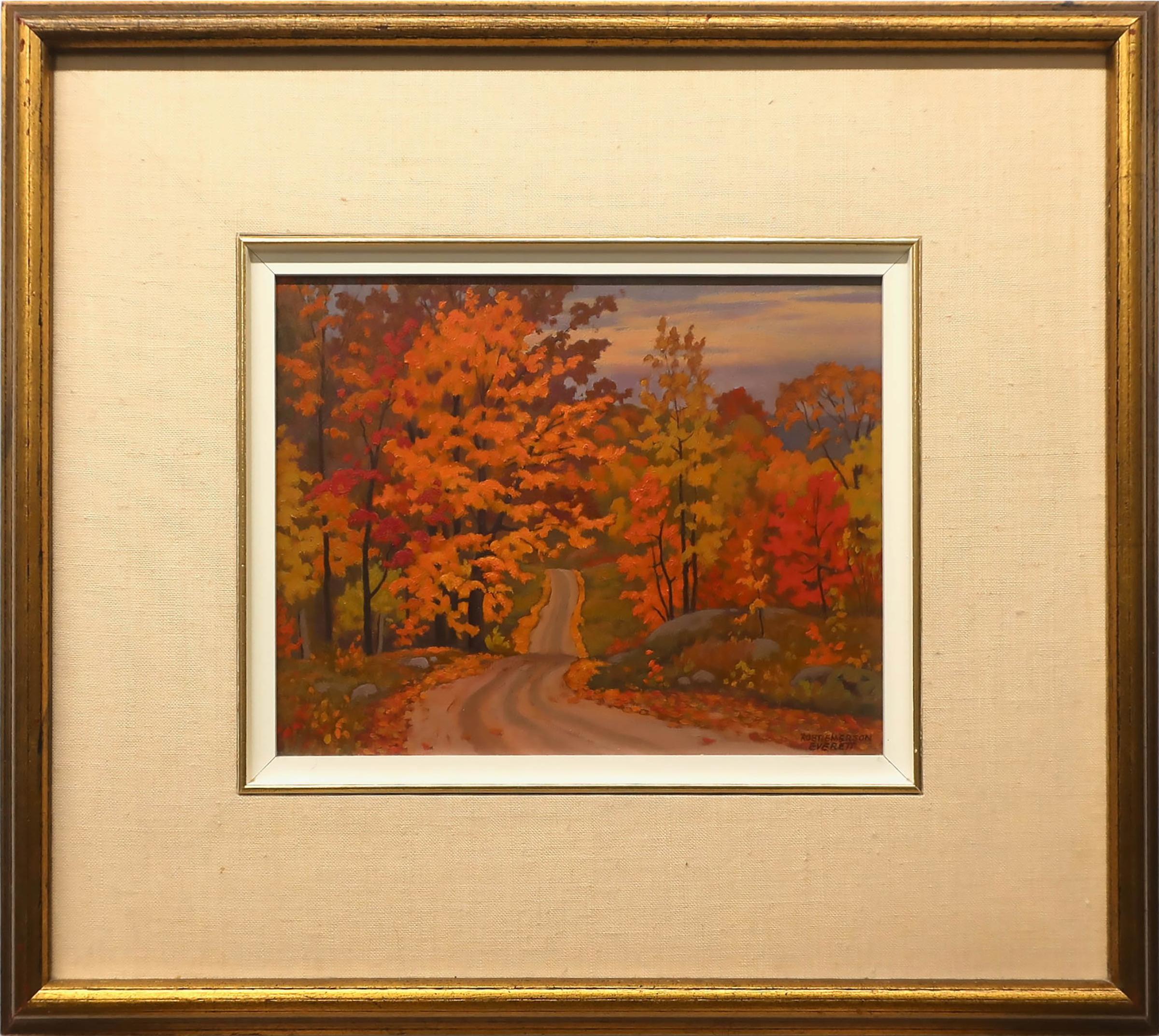 Robert Emerson Everett (1908-1994) - Foreman Road In Autumn (Near Pt. Carling, Muskoka)
