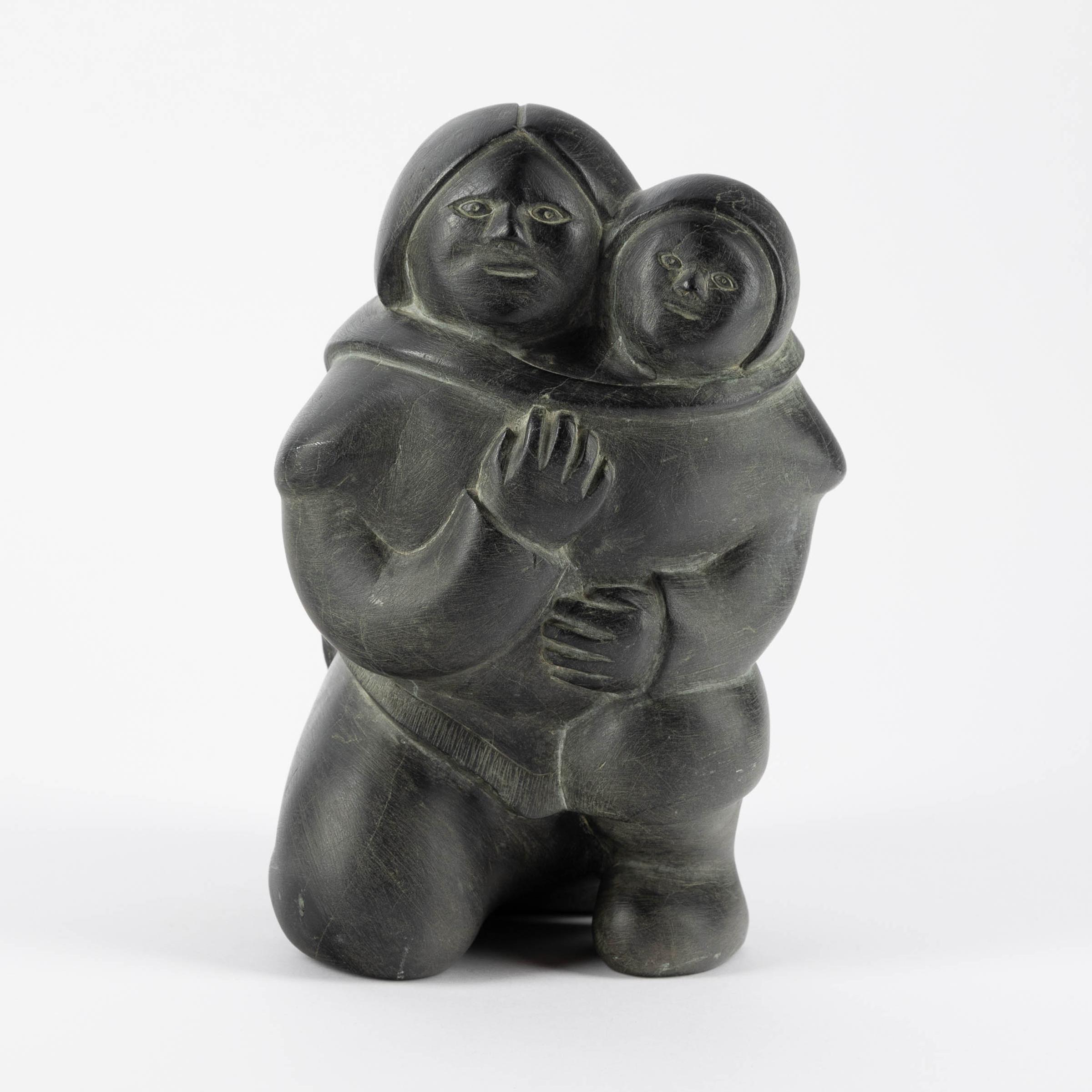 Mathew Aqigaaq (1940-2010) - Mother And Child