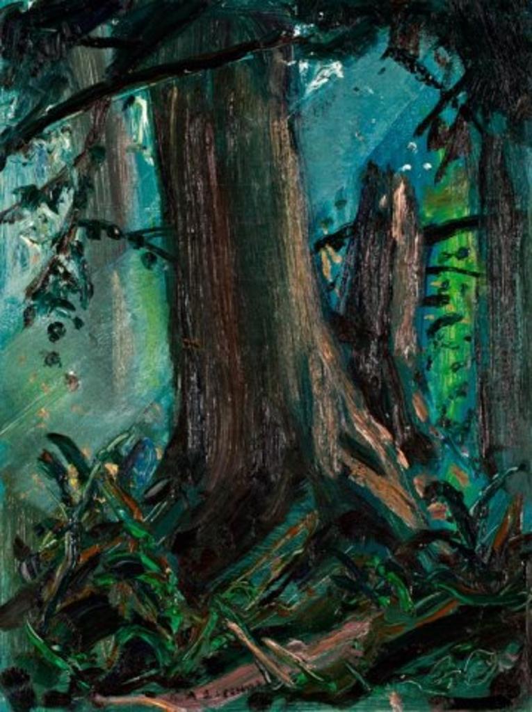 Arthur Lismer (1885-1969) - Misty Forest, B.C
