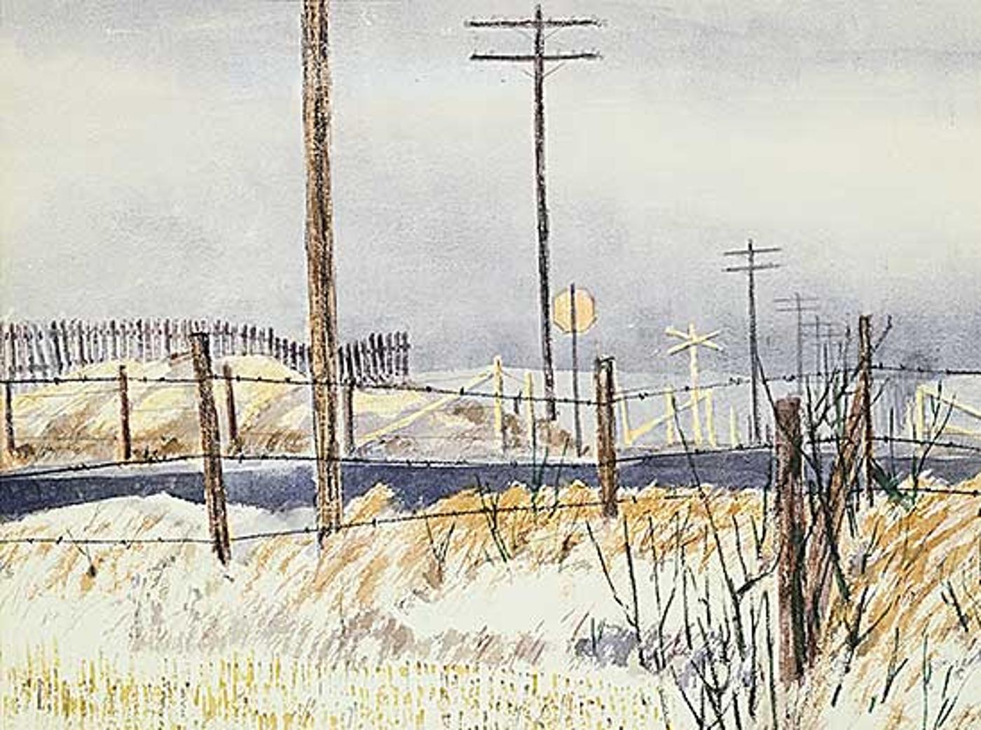 James Stanford (Stan) Perrott (1917-2001) - Railway Crossing Near Macleod