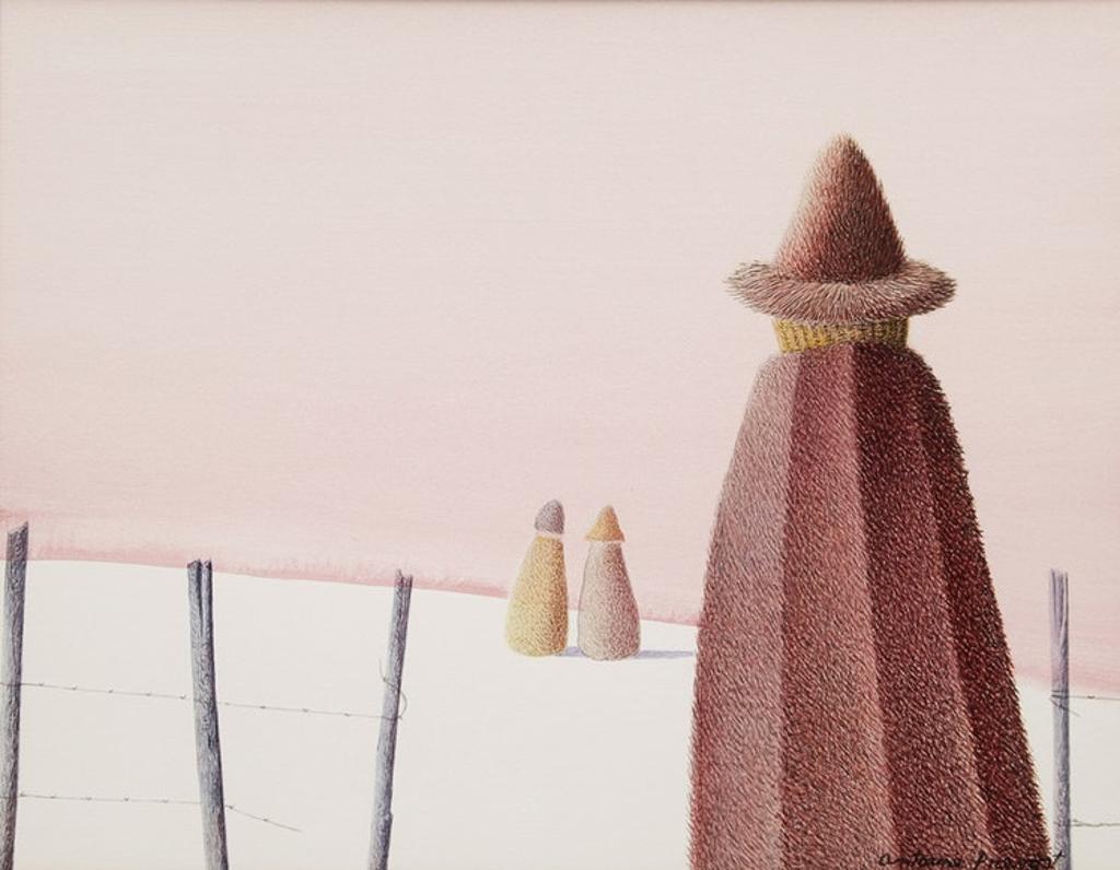 Antoine Prévost (1930-2015) - Landscape with Three Figures