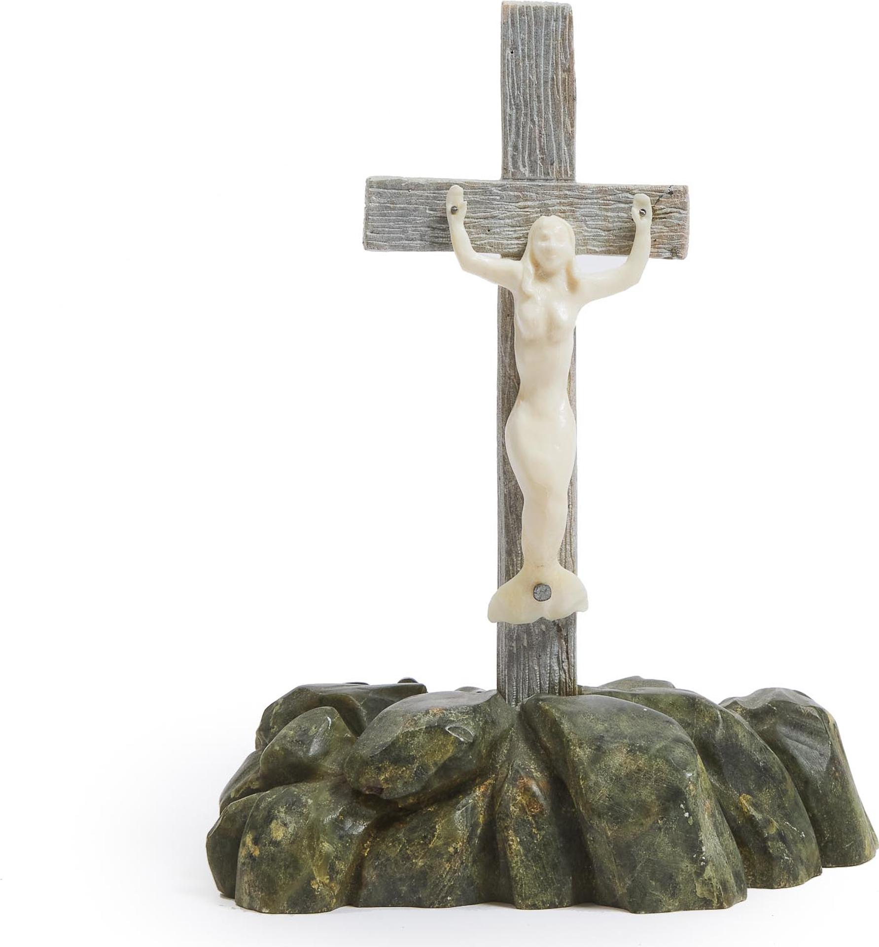Bill Nasogaluak (1953) - Sedna On A Crucifix, 2015