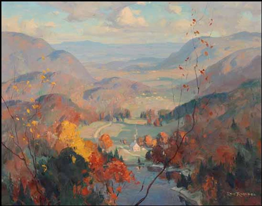 John Eric Benson Riordon (1906-1948) - Autumn Afternoon from Mt. McTaggart, Ste. Adele