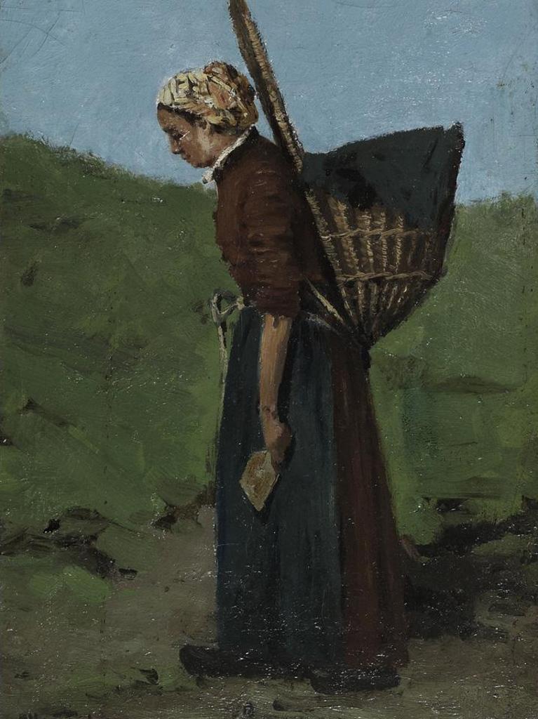 Aaron Allan Edson (1846-1888) - Peasant Woman