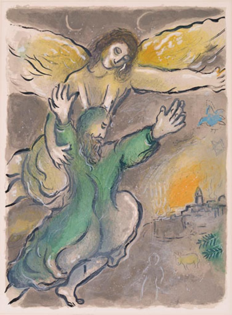 Marc Chagall (1887-1985) - Moses Beheld all the Work