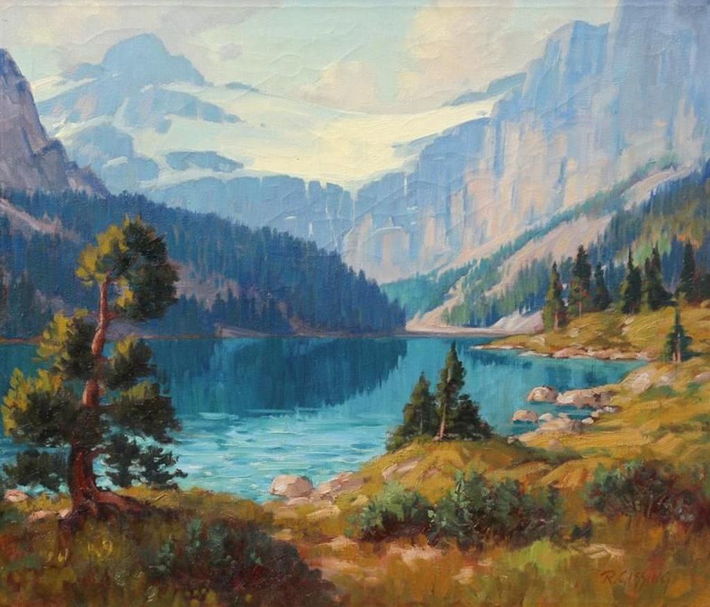 Roland Gissing (1895-1967) - Bow Lake And Bow Glacier
