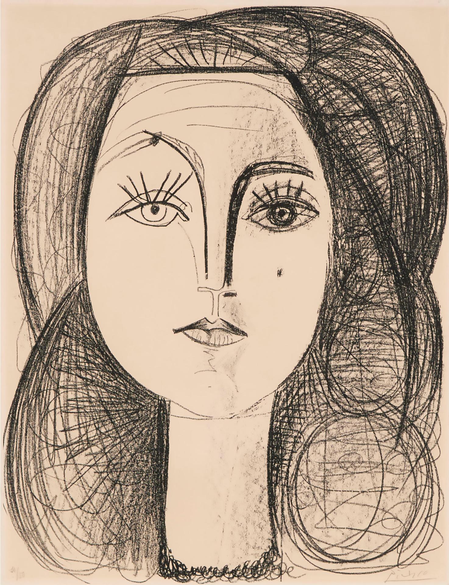 Pablo Ruiz Picasso (1881-1973) - FRANÇOISE, 14 JUIN 1946 [B. 401; M. 45]
