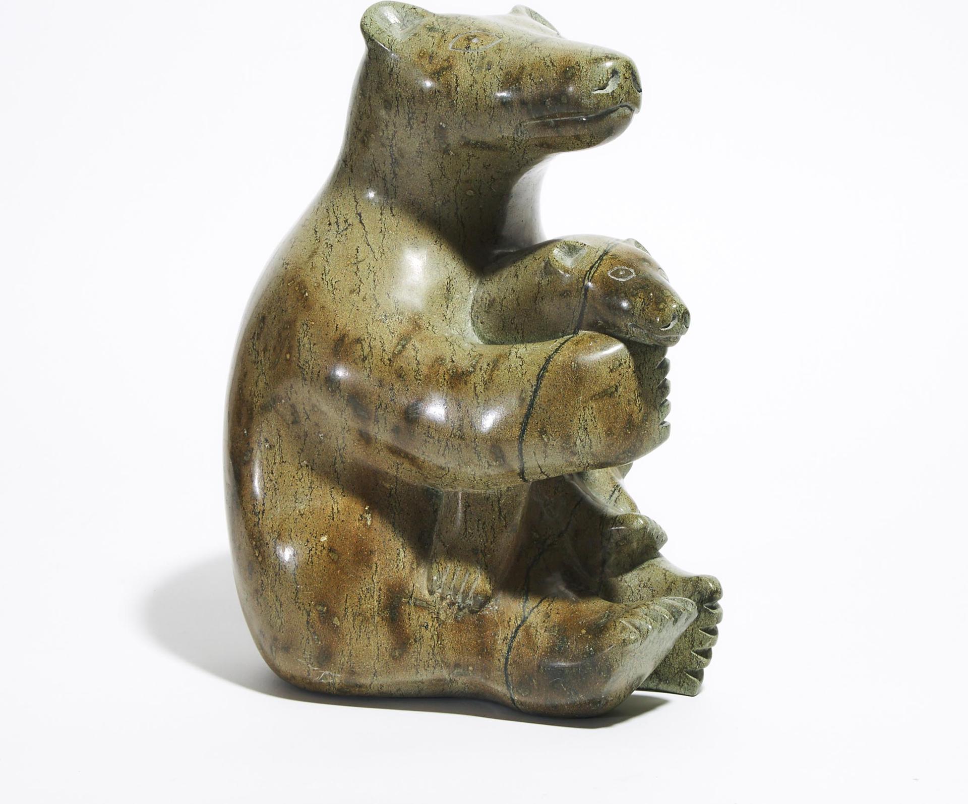Abraham Etungat (1911-1999) - Bear Holding Cub
