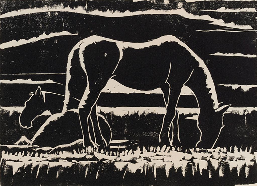 Alexander (Alex) Colville (1920-2013) - Horses in Pasture