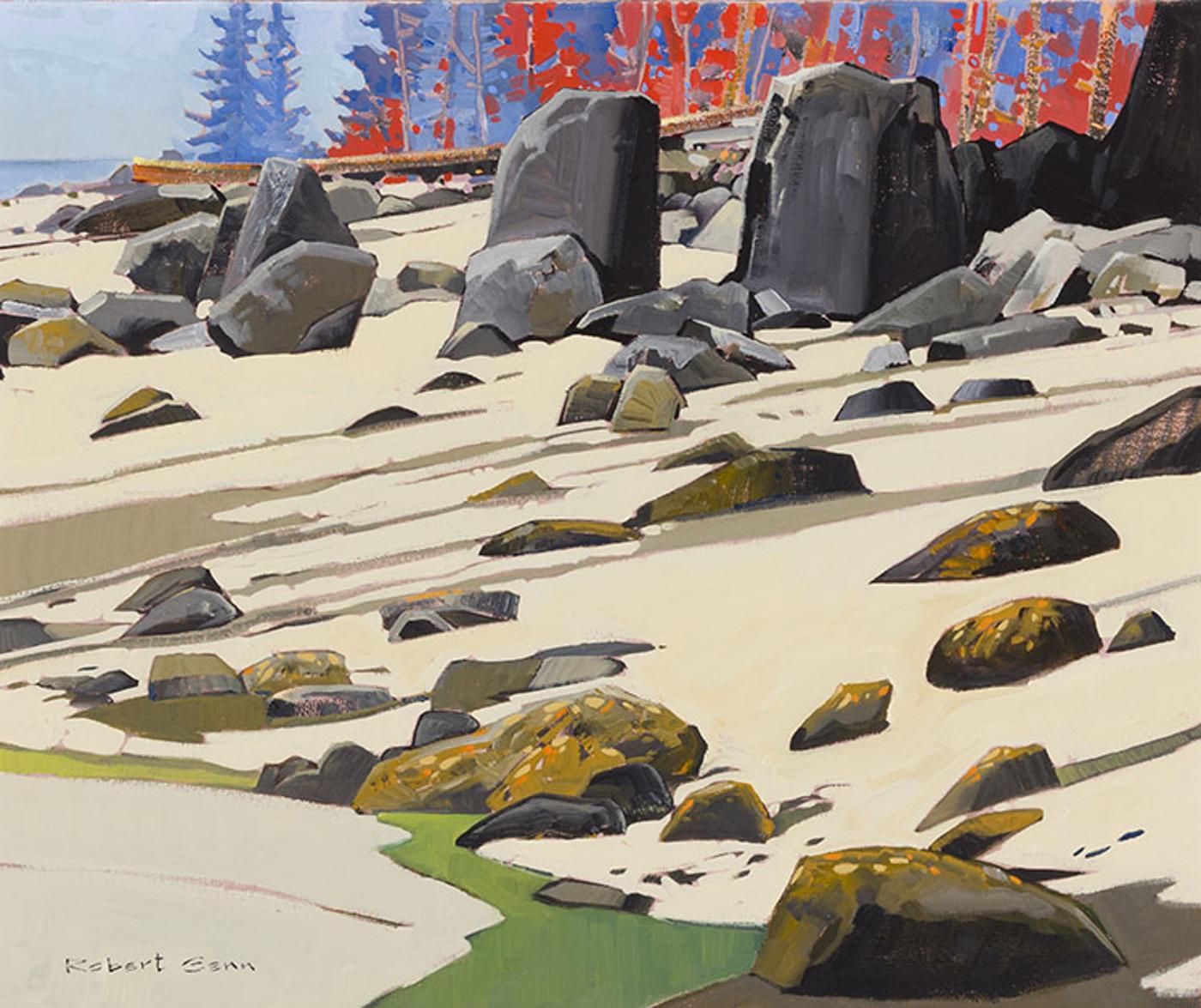 Robert Douglas Genn (1936-2014) - The Beach, Calvert Island