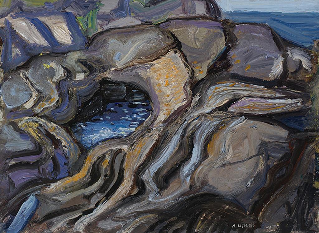 Arthur Lismer (1885-1969) - Gaspé Rocks