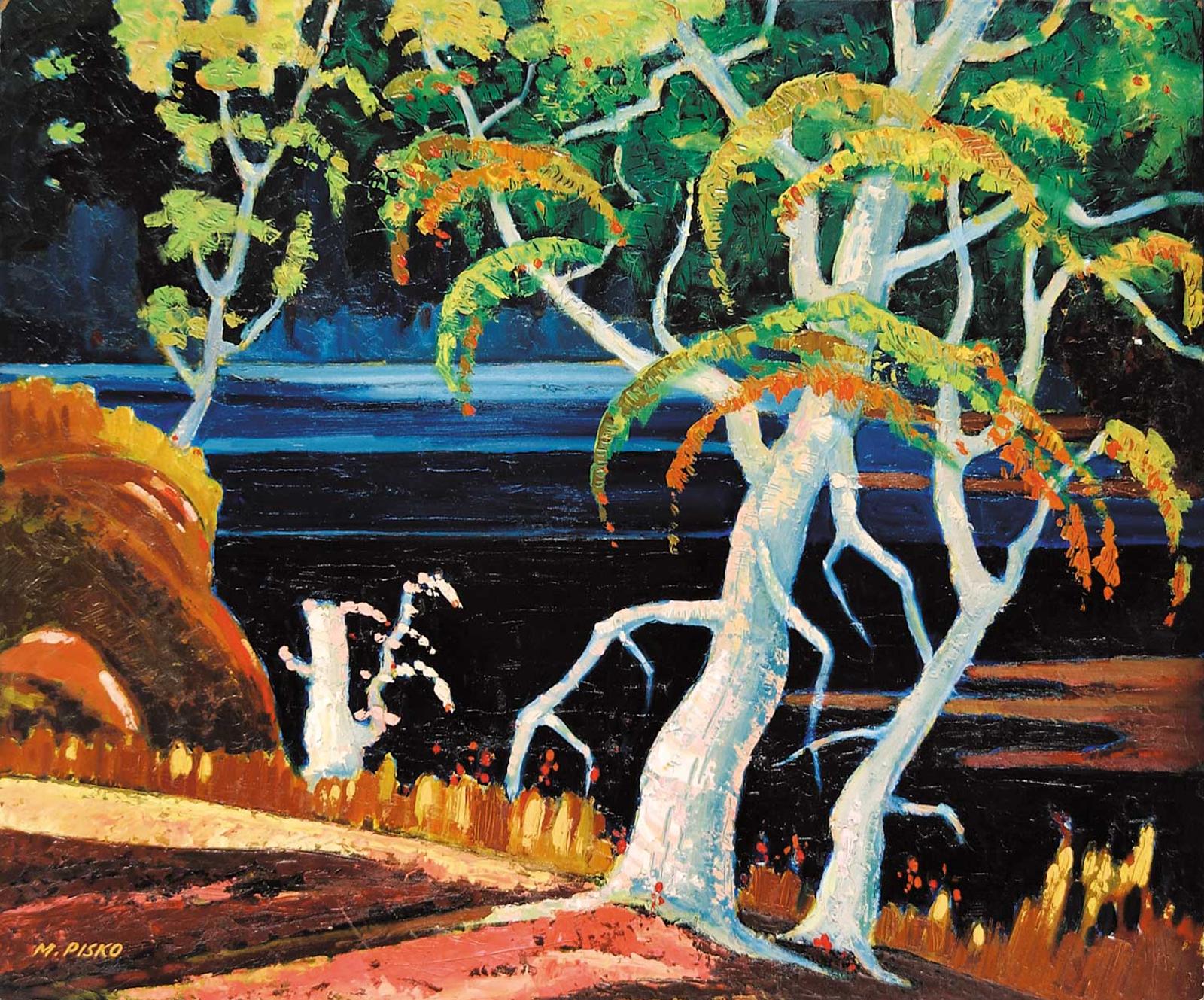Michael Pisko (1913-1999) - Untitled - Colourful Landscape
