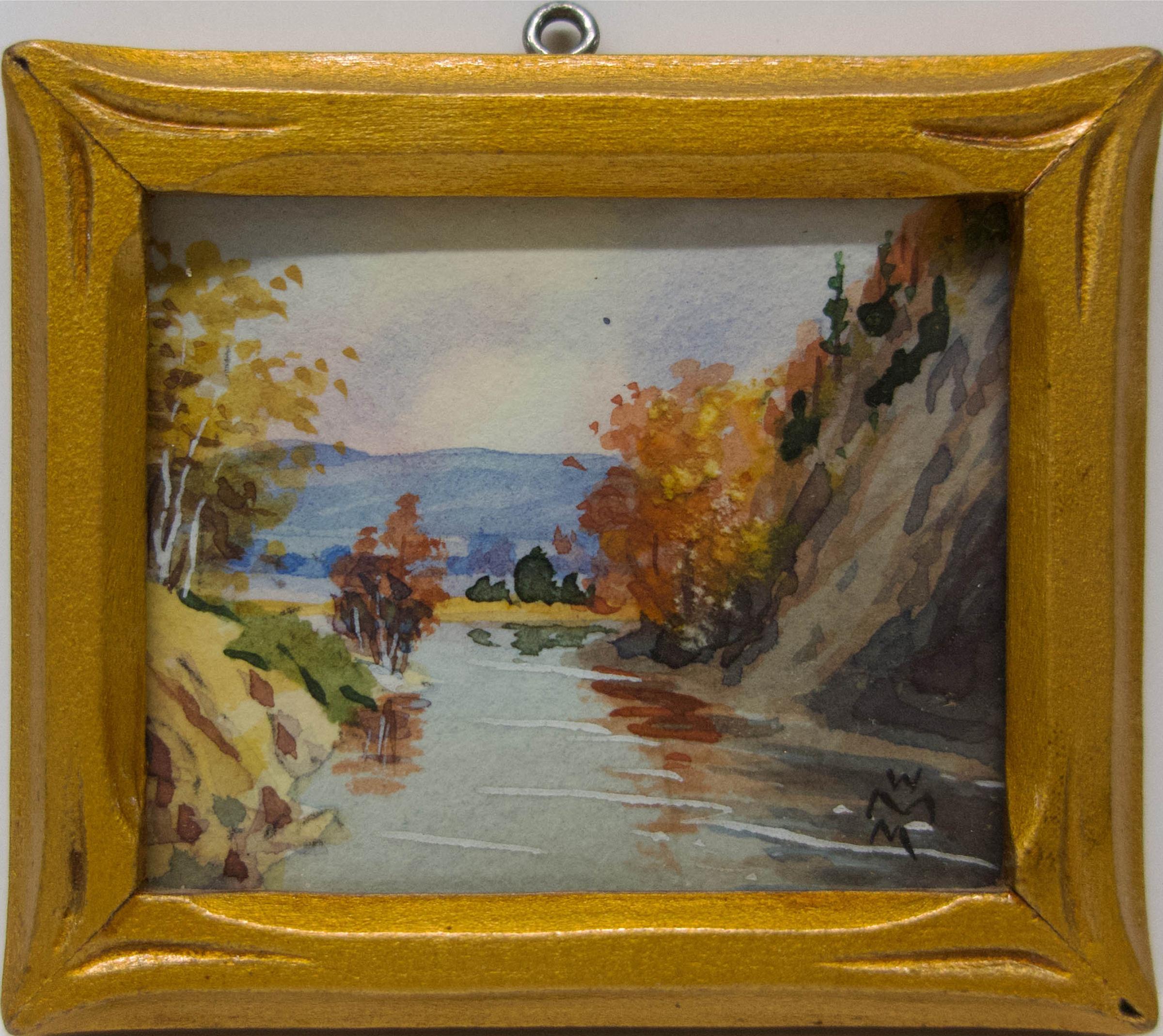 Willard Morse Mitchell (1879-1955) - A View On The Historic Saguenay River, P.Q.