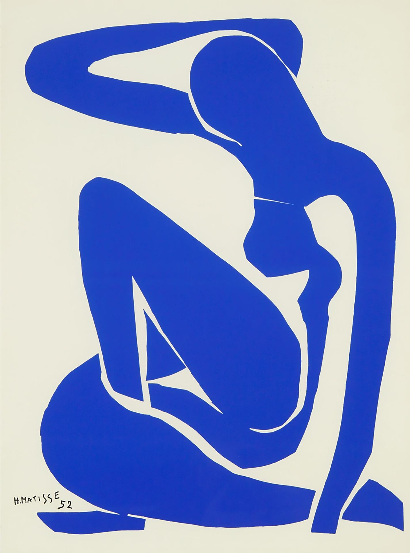 Henri Matisse (1869-1954) - NU BLEU II, 1952
