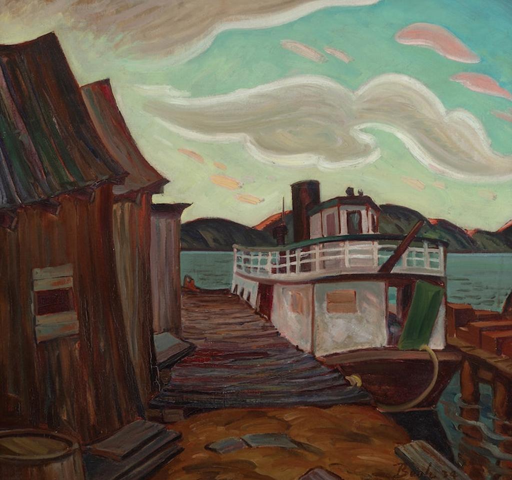 Jack Hamilton Bush (1909-1977) - Sunset at Port Loring