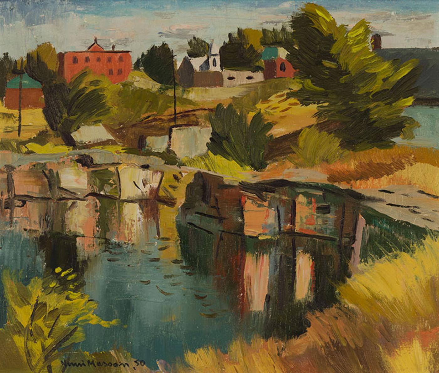 Henri Leopold Masson (1907-1996) - Flooded Quarry, Hull, Quebec