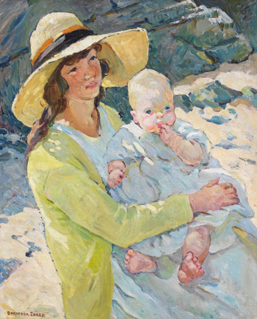 Dorothea Sharp (1874-1955) - Mother and Child