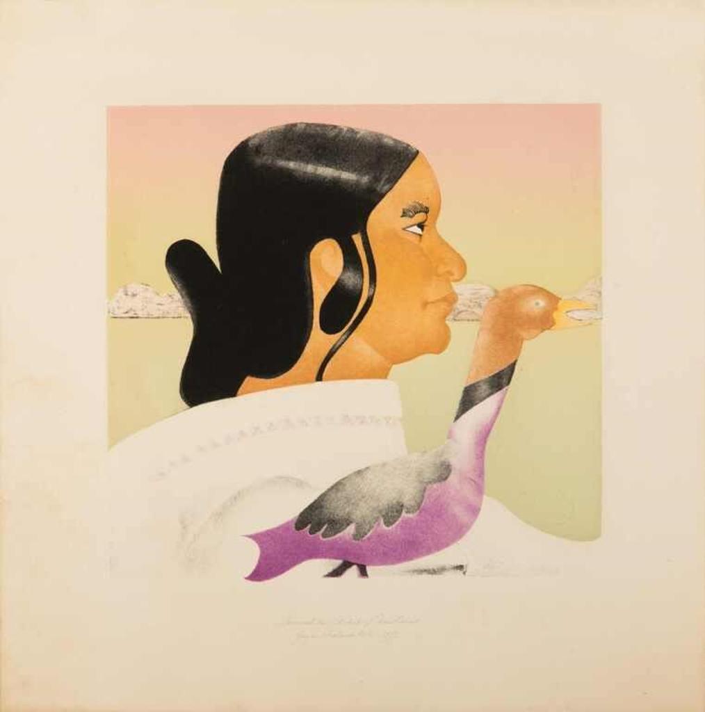 Joyce Wieland (1930-1998) - Soroseelutu, Artist of Cape Dorset (1979)