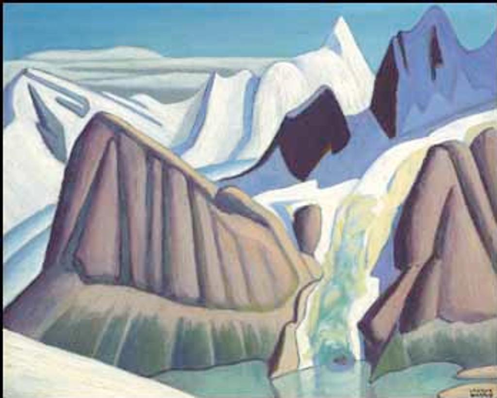 Lawren Stewart Harris (1885-1970) - Tumbling Glacier, Berg Lake