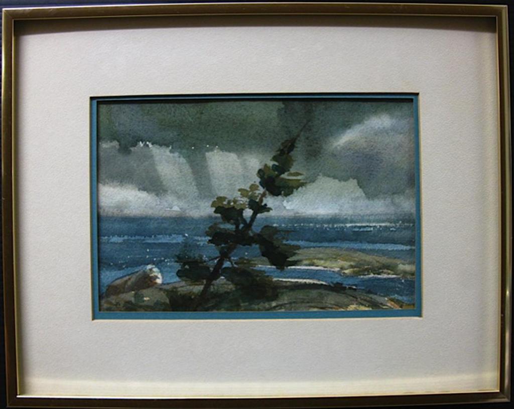 Jack Henry Reid (1925-2009) - Windswept Tree; Rainy Day