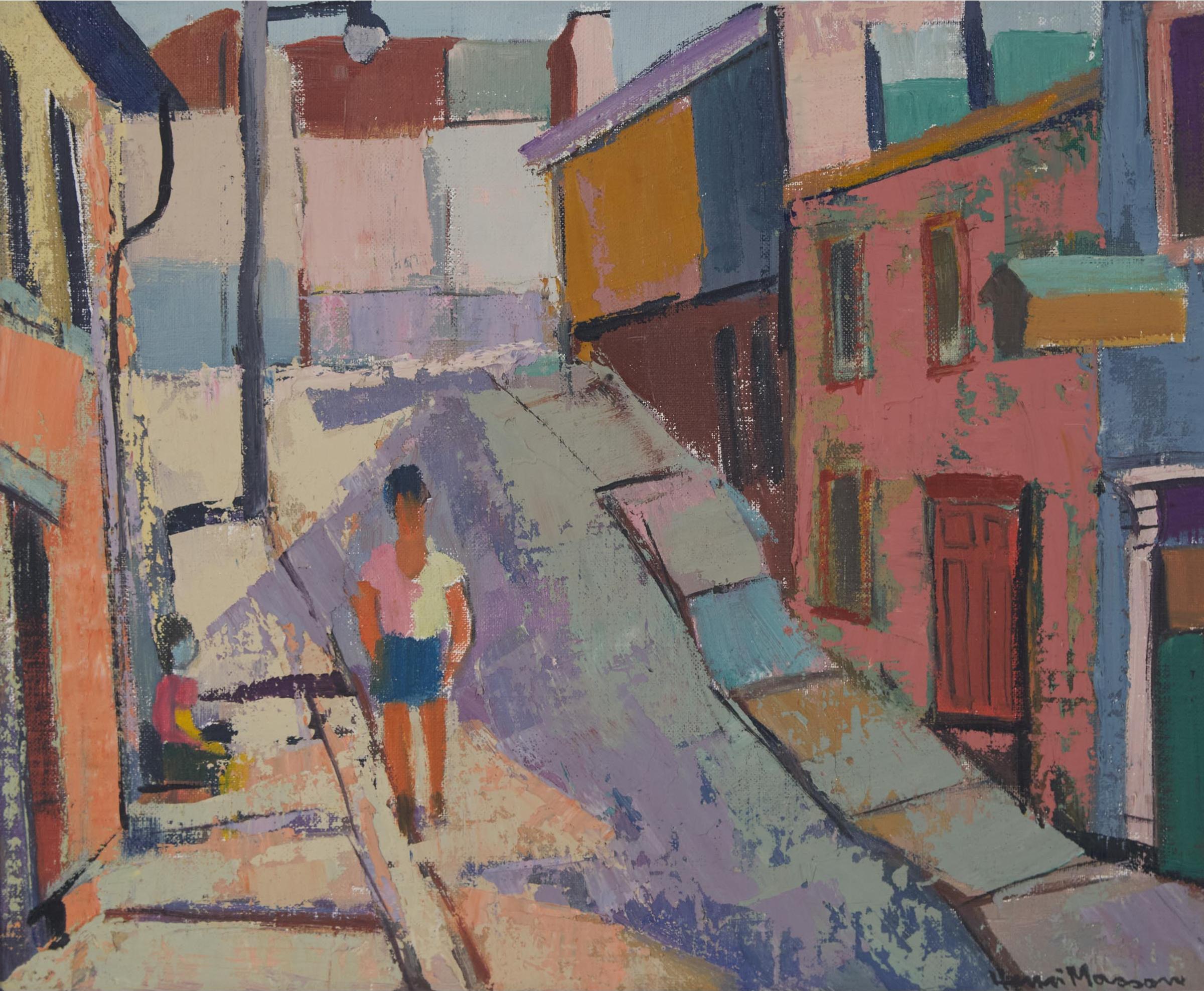 Henri Leopold Masson (1907-1996) - Untitled (Street Scene)