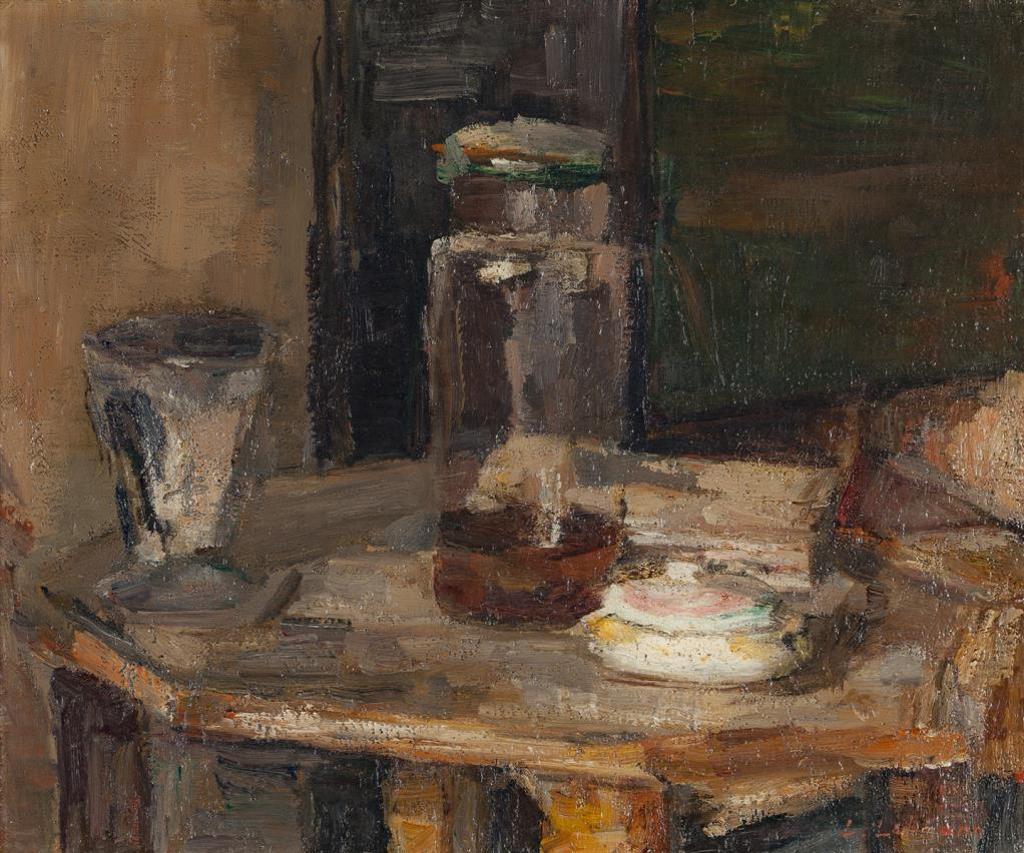 Leon Lehmann (1873-1953) - Still Life with Vases