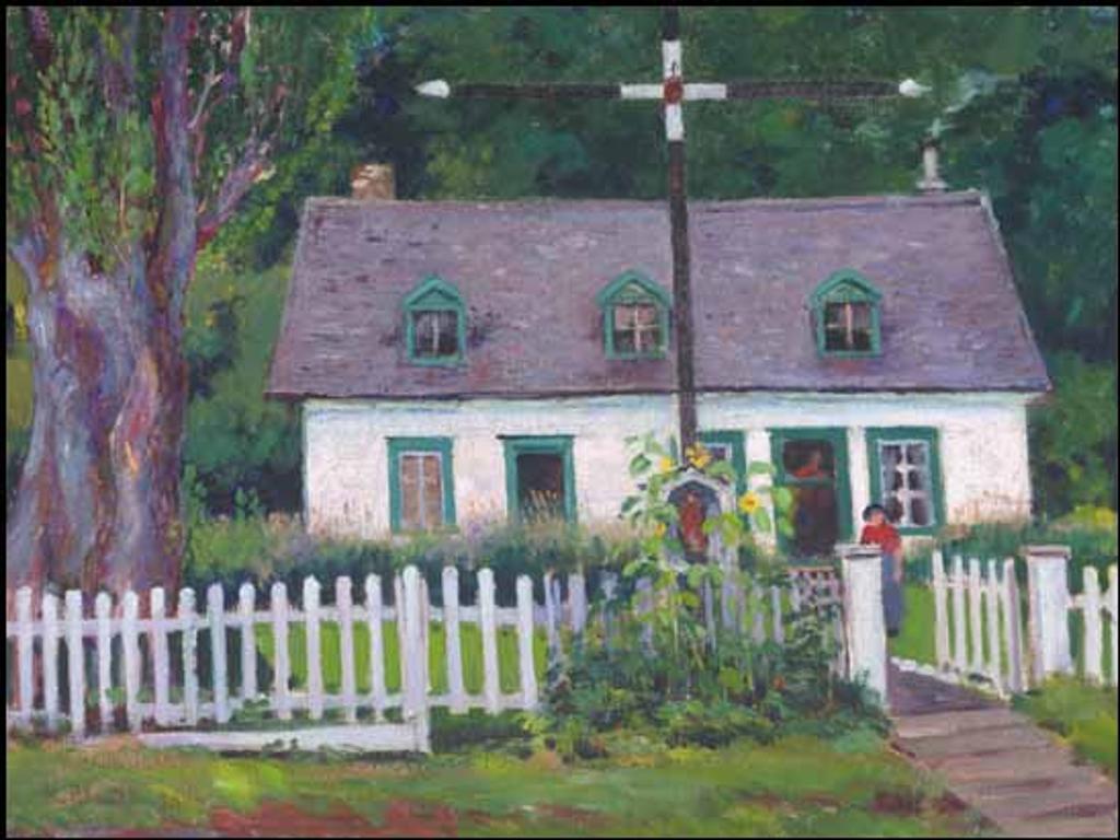 Robert Wakeham Pilot (1898-1967) - Cottage with Cross, Newfoundland