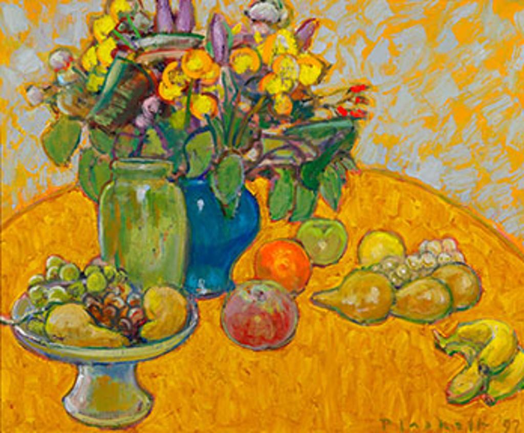 Joseph (Joe) Francis Plaskett (1918-2014) - Compote, Vase, Flowers & Fruit