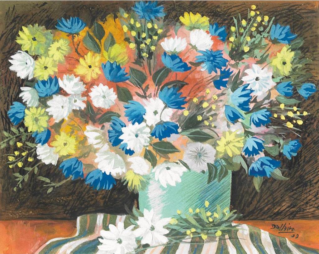 Jean-Philippe Dallaire (1916-1965) - Floral Still Life