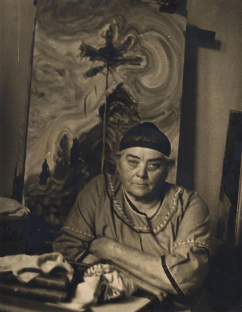 Harold Mortimer-Lamb (1872-1970) - Emily Carr in her Studio (Sunshine and Tumult in the background)