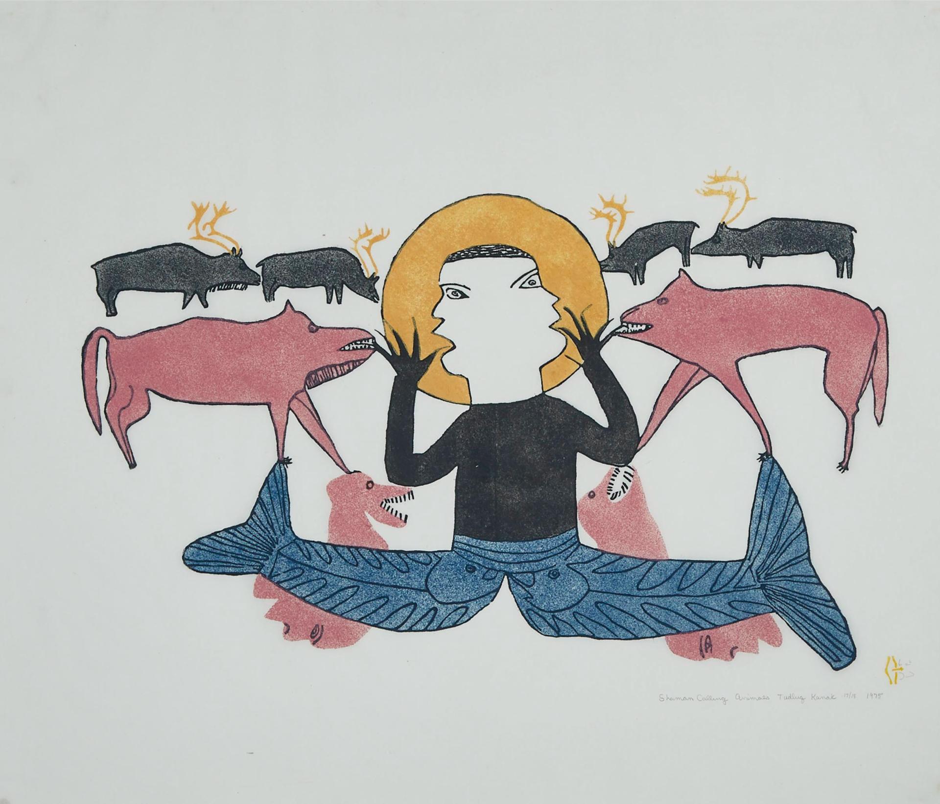 Marion Tuu'luq (1910-2002) - Shaman Calling The Animals