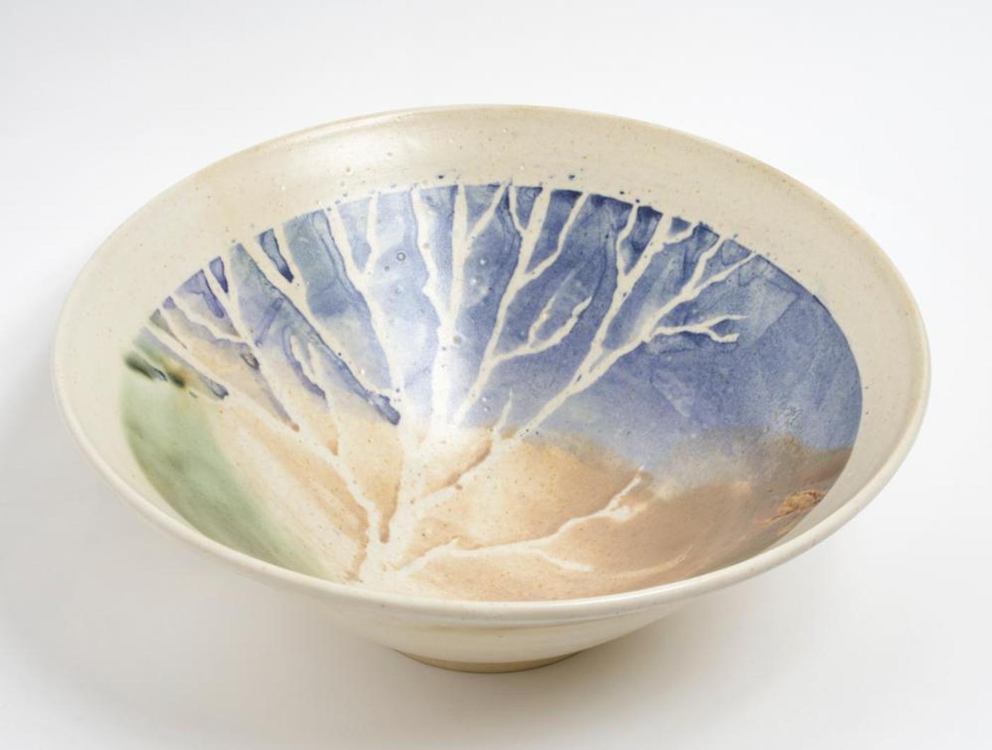 G. Ivers - Deep Bowl with Landscape