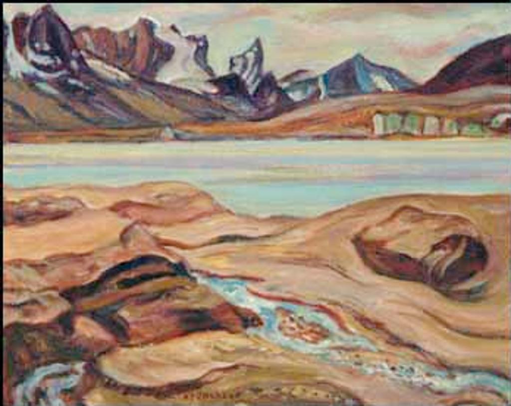 Alexander Young (A. Y.) Jackson (1882-1974) - Baffin Island, Pangnirtung Pass with Mount Thor